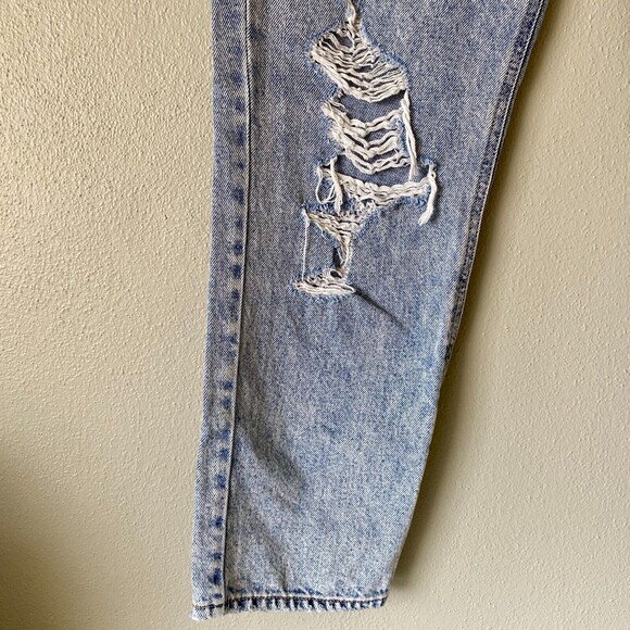 HIDDEN Bailey Vintage Wash Distressed Boyfriend 100% Cotton Jeans - Women's 29 - Picture 5 of 14